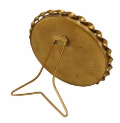 American Victorian Round Brass Picture Frame - 3199484