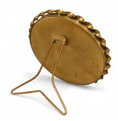 American Victorian Round Brass Picture Frame - 4674819