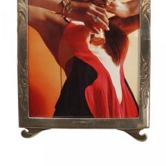 American Victorian Silver Metal Picture Frame - 4673903