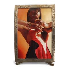 American Victorian Silver Metal Picture Frame - 4721190