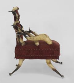 American Victorian Steer Horn Arm Chair - 558660