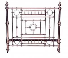 American Victorian Style Brass Full Size Bed - 4630789