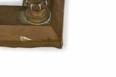American Victorian Style Bronze and Iron Foliate Design Fireplace Fender - 4668361