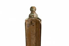American Victorian Style Bronze and Iron Foliate Design Fireplace Fender - 4668362