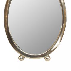 American Victorian Style Silver Oval Picture Frame - 4675773