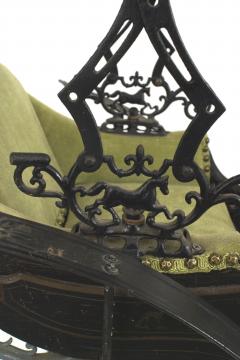 American Victorian Velvet Baby Carriage - 2799376