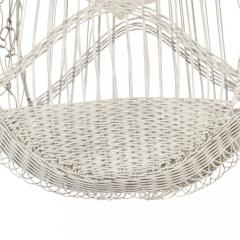 American Victorian White Wicker Chandelier - 4670414