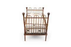 American Victorian Wicker Doll Bed - 4170737