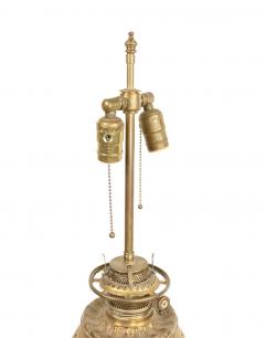 American Victorian Zoomorphic Brass Jeweled Floor Lamp - 4170731