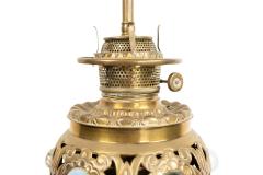American Victorian Zoomorphic Brass Jeweled Floor Lamp - 4170732