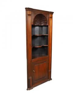 American Walnut Corner Cupboard - 4141122