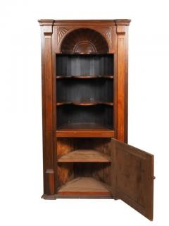 American Walnut Corner Cupboard - 4141123
