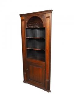 American Walnut Corner Cupboard - 4141150