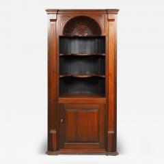 American Walnut Corner Cupboard - 4153735