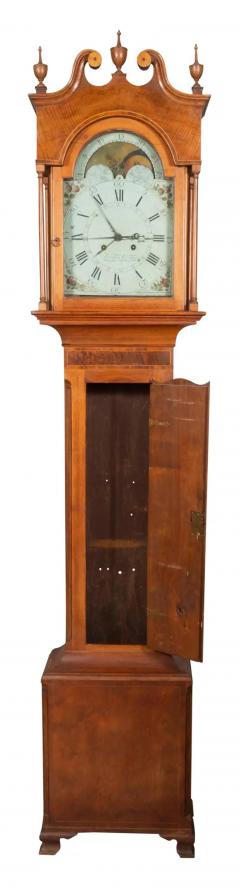 American Walnut Tall Case Clock by Solomon Gorgas - 4137264