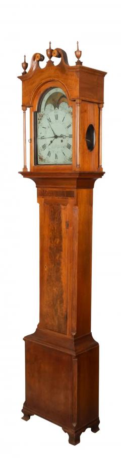 American Walnut Tall Case Clock by Solomon Gorgas - 4137280
