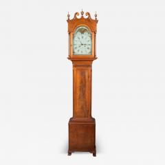 American Walnut Tall Case Clock by Solomon Gorgas - 4140801