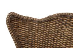 American Wicker Rattan Wing Chair - 4658728