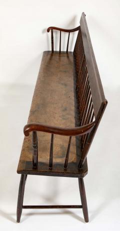 American Windsor Faux Bamboo Spindled 8 Leg Settee - 4581039
