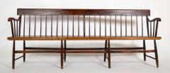 American Windsor Faux Bamboo Spindled 8 Leg Settee - 4581041