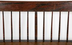 American Windsor Faux Bamboo Spindled 8 Leg Settee - 4581044