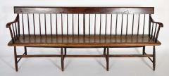 American Windsor Faux Bamboo Spindled 8 Leg Settee - 4581045