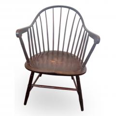 American Windsor style hoop back armchair - 4728950