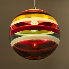 American handblown colourful glass pendant - 2709057