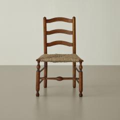 American ladder back side chair mid late 18th century - 4145981