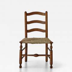 American ladder back side chair mid late 18th century - 4148212