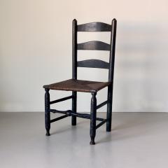 American ladder back side chair mid late 18th century - 4384992
