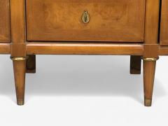 American of Martinsville Walnut Travertine Sideboard USA 1960s - 4272793
