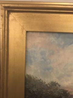 Americana Landscape Oil on Canvas Painting Signed P Paul Framed - 3462205
