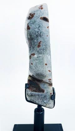 Amethyst Crystal Geode Uruguay Weighing 23 lbs on Custom Made Spinning Stand - 4214886