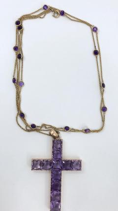 Amethyst Victorian Cross - 1760746