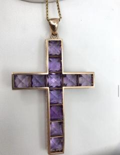 Amethyst Victorian Cross - 1760747