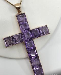 Amethyst Victorian Cross - 1760748