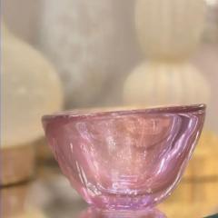 Amethyst and Pink Murano Glass Bowl with Avventurina - 4126685