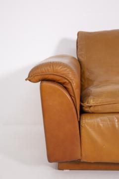 Ammannati Vitelli Ammannati Vitelli Attr Two Italian in Brown Leather Sofas - 2206237