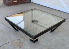 Amparo Calderon Tapia Geometric Coffee Table in Brass Glass by Amparo Calderon Tapia - 2394961