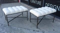 Amparo Calderon Tapia Solid Bronze Benches with Tufted Seats Limited Edition of 200 Numbers 1 2 - 47763