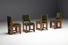 Amsterdam School Art Deco Dining Chairs Netherlands 1920s - 4298846