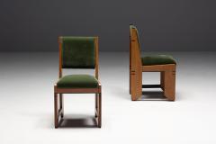 Amsterdam School Art Deco Dining Chairs Netherlands 1920s - 4298856