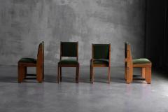 Amsterdam School Art Deco Dining Chairs Netherlands 1920s - 4298883