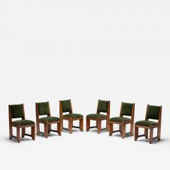Amsterdam School Art Deco Dining Chairs Netherlands 1920s - 4305685