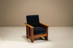 Amsterdam School Lounge Chair with Adjustable Backrest The Netherlands 1930s - 4570483