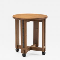 Amsterdam School Oak Coffee Table The Netherlands 1930s - 2725808