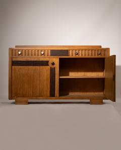 Amsterdam School Oak Sideboard with Coromandel Inlays 1920 1930 - 4406681