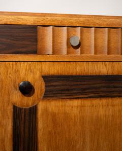 Amsterdam School Oak Sideboard with Coromandel Inlays 1920 1930 - 4406684