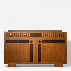 Amsterdam School Oak Sideboard with Coromandel Inlays 1920 1930 - 4412875